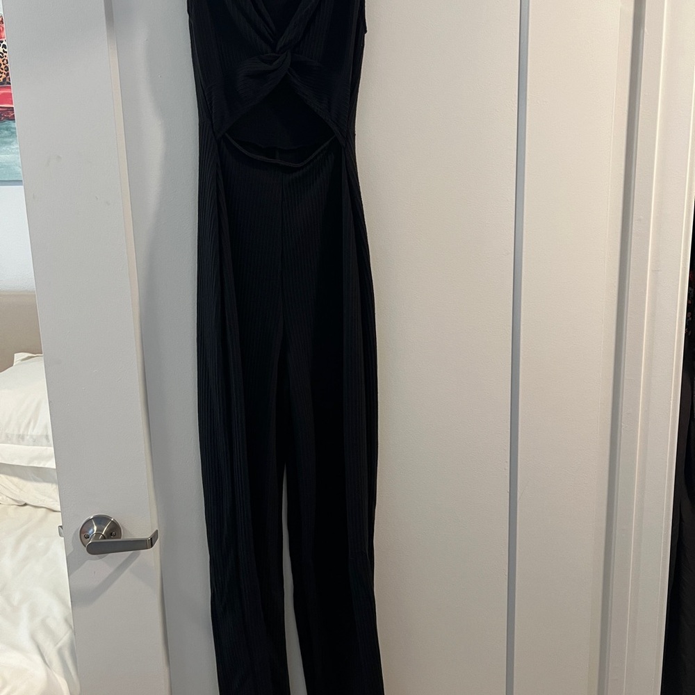 Open/Twisted Front Jump Suit - image 3